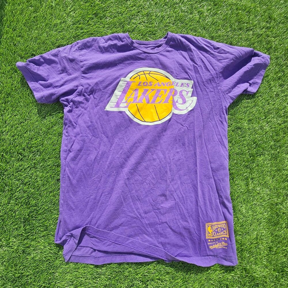 Mitchell & Ness - Los Angeles Lakers - Vintage T-Shirt - Size L, Purple